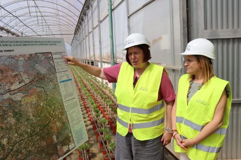 Visita de la secretaria de Estado de Agricultura y Alimentación  