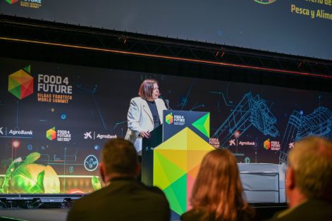 Hoy, en Bilbao, en la inauguración de Food 4 Future
