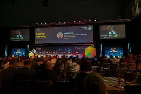 Hoy, en Bilbao, en la inauguración de Food 4 Future