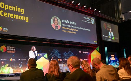 Hoy, en Bilbao, en la inauguración de Food 4 Future