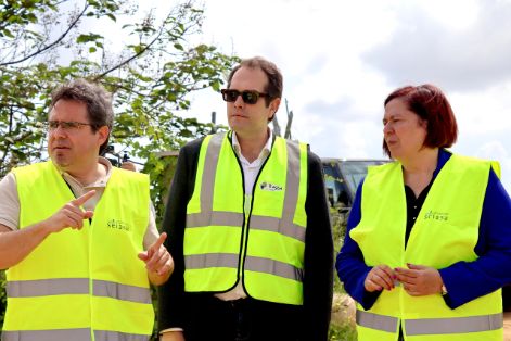 La secretaria de Estado de Agricultura y Alimentación visita las actuaciones de reconstrucción de las infraestructuras de viveros y caminos rurales