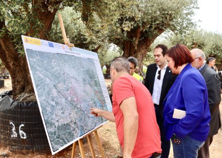 La secretaria de Estado de Agricultura y Alimentación visita las actuaciones de reconstrucción de las infraestructuras de viveros y caminos rurales