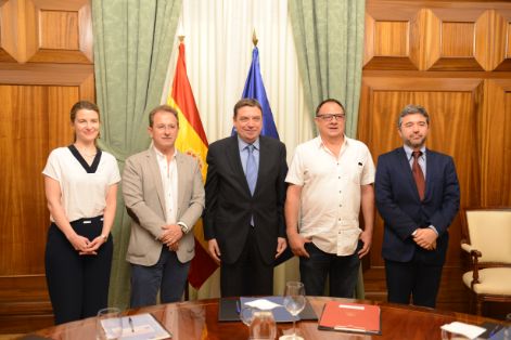 Hoy, en la sede del Ministerio 