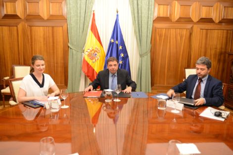 Hoy, en la sede del Ministerio 