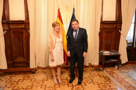 Hoy, en la sede del Ministerio 