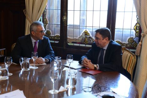 Hoy, en la sede del Ministerio