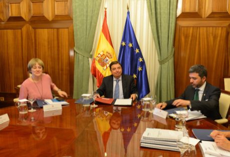 Hoy, en Madrid, en la sede del Ministerio