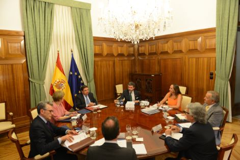 Hoy, en Madrid, en la sede del Ministerio