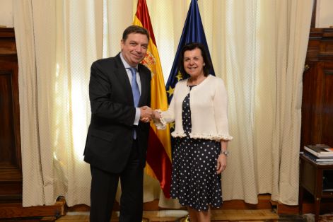 Hoy, en la sede del Ministerio 