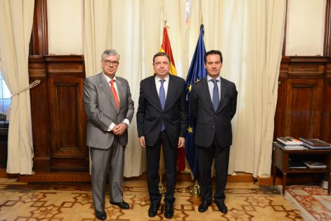 Hoy, en Madrid, en la sede del Ministerio