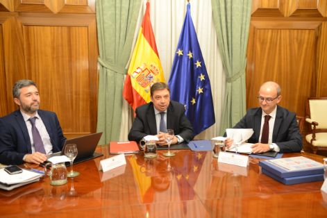 Hoy, en Madrid, en la sede del Ministerio