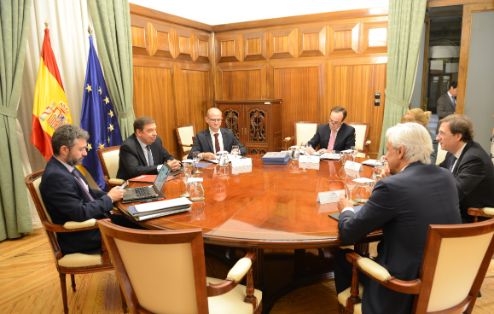 Hoy, en Madrid, en la sede del Ministerio