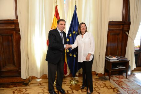 Hoy, en Madrid, en la sede del Ministerio