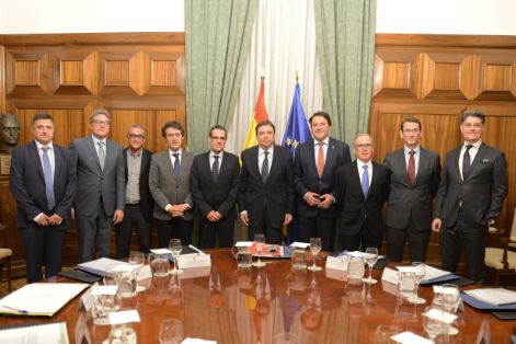 Hoy, en la reunión con la Confederación Española de Fabricantes de Alimentos Compuestos para Animales (Cesfac) 