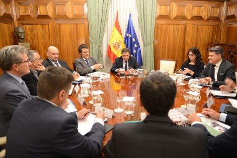 Hoy, en la reunión con la Confederación Española de Fabricantes de Alimentos Compuestos para Animales (Cesfac) 