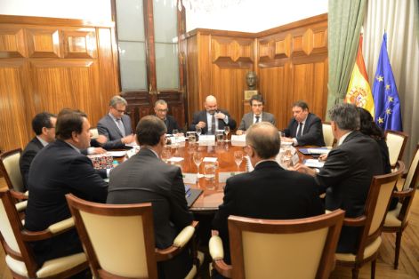 Hoy, en la reunión con la Confederación Española de Fabricantes de Alimentos Compuestos para Animales (Cesfac) 