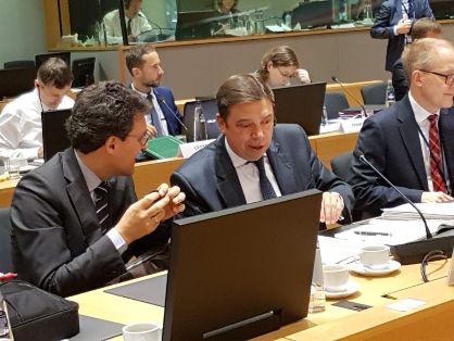 En el Consejo de Ministros de Agricultura y Pesca de la UE, en Bruselas