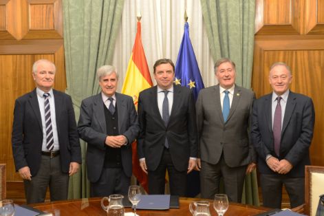 Hoy, en la sede del Ministerio 