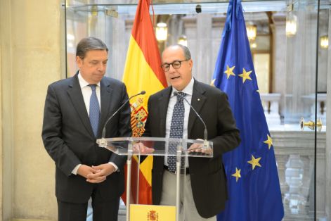 Hoy, en la sede del Ministerio  