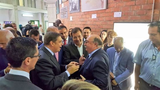 HOY, EN LA INAUGURACIÓN DE LA FERIA INTERNACIONAL GANADERA Y 565 TRADICIONAL DE SAN MIGUEL EN ZAFRA (BADAJOZ) 