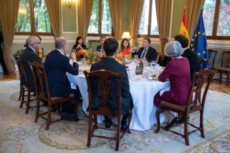 Hoy, en un encuentro informativo en el marco del 40 aniversario de la Constitución Española 