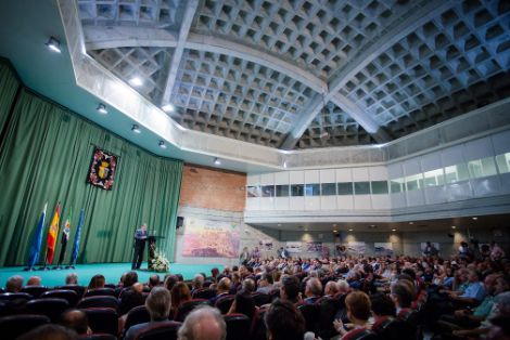 HOY, EN LA INAUGURACIÓN DE LA FERIA INTERNACIONAL GANADERA Y 565 TRADICIONAL DE SAN MIGUEL EN ZAFRA (BADAJOZ) 