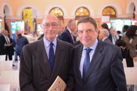 HOY, EN LA PRESENTACIÓN DE UNA EXPOSICIÓN DE CARTELES DEL MINISTERIO, CON MOTIVO DEL 40 ANIVERSARIO DE LA CONSTITUCIÓN ESPAÑOLA