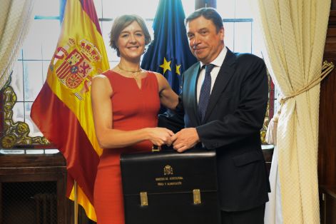 HOY, EN SU TOMA DE POSESIÓN COMO MINISTRO DE AGRICULTURA, PESCA Y ALIMENTACIÓN 