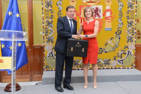 HOY, EN SU TOMA DE POSESIÓN COMO MINISTRO DE AGRICULTURA, PESCA Y ALIMENTACIÓN 