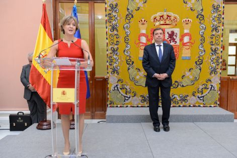 HOY, EN SU TOMA DE POSESIÓN COMO MINISTRO DE AGRICULTURA, PESCA Y ALIMENTACIÓN 