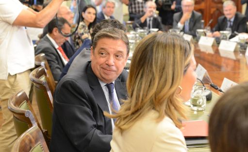 Hoy, tras la reunión con cooperativas, organizaciones profesionales agrarias y entidades agroalimentarias