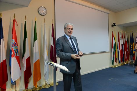 Hoy, en la visita, junto al comisario europeo a los medios que el Gobierno aporta al programa europeo de incendios forestales 