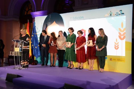 En la entrega de los X Premios de Excelencia a la Innovación para Mujeres Rurales 2019