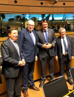 Hoy, en el Consejo de Ministros de la UE en Luxemburgo 