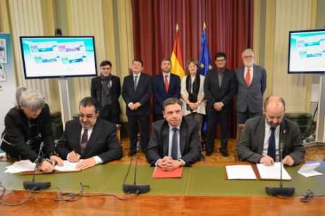 EL CONVENIO SE HA FIRMADO HOY EN LA SEDE DEL MINISTERIO 