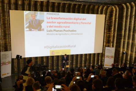 HOY, EN LA JORNADA SOBRE DIGITALIZACIÓN DEL SECTOR AGROALIMENTARIO Y FORESTAL Y DEL MEDIO RURAL 