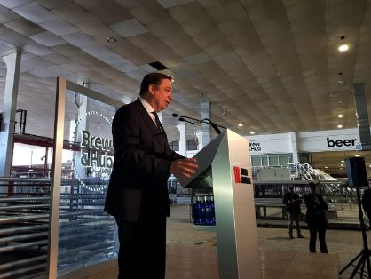 HOY, EN LA INAUGURACIÓN DEL “BREWHUB” DEL GRUPO MAHOU SAN MIGUEL, EN CÓRDOBA