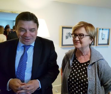 Hoy, en la inauguración de la 2ª reunión del Foro Nacional de Despoblación en Puebla de Sanabria (Zamora)