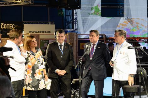 En la presentación de “La Tierra se agota” un acto organizado por el Celler de Can Roca en el marco de la COP25