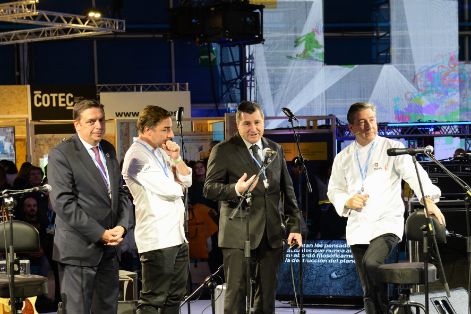 En la presentación de “La Tierra se agota” un acto organizado por el Celler de Can Roca en el marco de la COP25