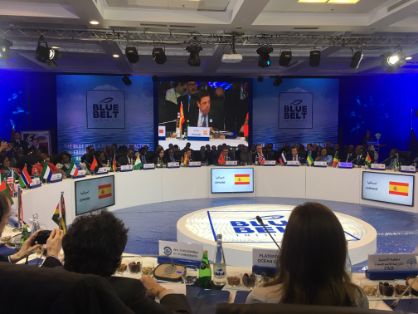 HOY, EN LA CONFERENCIA DE ALTO NIVEL SOBRE LA “INICIATIVA CINTURÓN AZUL” QUE SE HA CELEBRADO EN AGADIR (MARRUECOS) 