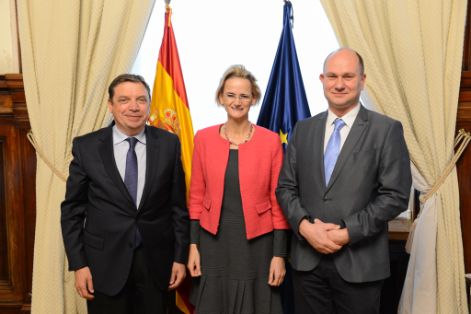 Hoy, en la sede del Ministerio