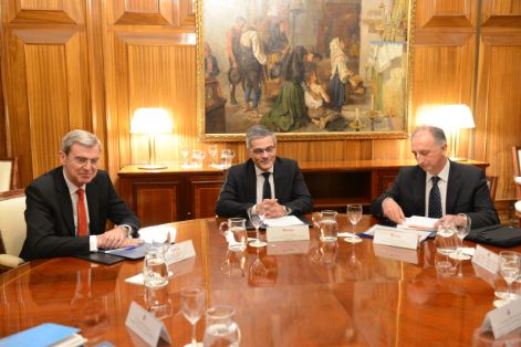 Hoy, en la sede del Ministerio