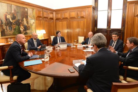 Hoy, en la sede del Ministerio