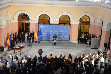 Hoy, en la toma de posesión de altos cargos del Ministerio de Agricultura, Pesca y Alimentación 