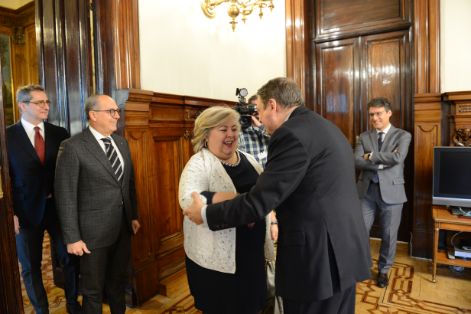 Hoy, en la sede del Ministerio