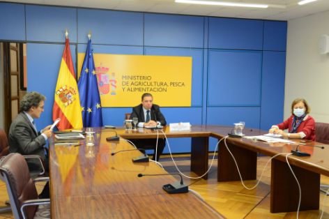 En una videoconferencia con la comisaria de Salud y Seguridad Alimentaria