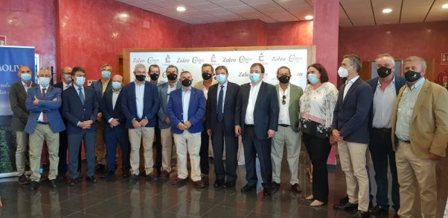 Hoy, en la firma del convenio para la modernización de regadíos en Extremadura