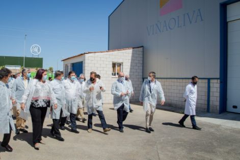 Hoy, en la firma del convenio para la modernización de regadíos en Extremadura