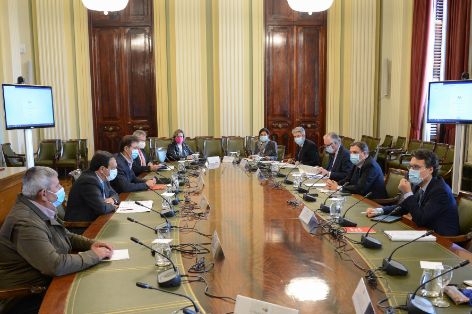 En la reunión del Comité Asesor Agrario, con Asaja, COAG y UPA